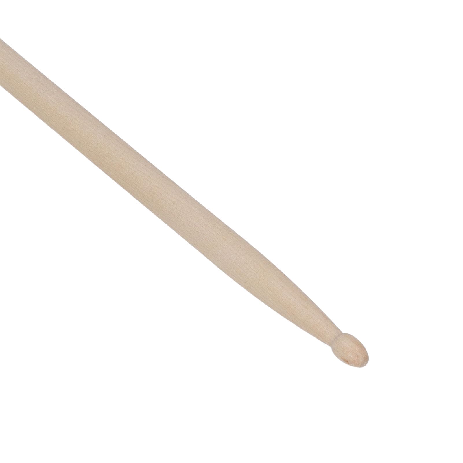 Baquetas 12 Pares de Baquetas de Madera con Cabeza ovalada. (5A)