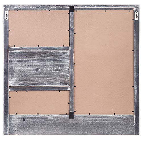 Mygift OFC1165GRY Wall Mounted Vintage Gray Wood Chalkboard/Cork Board Sign thumb #6