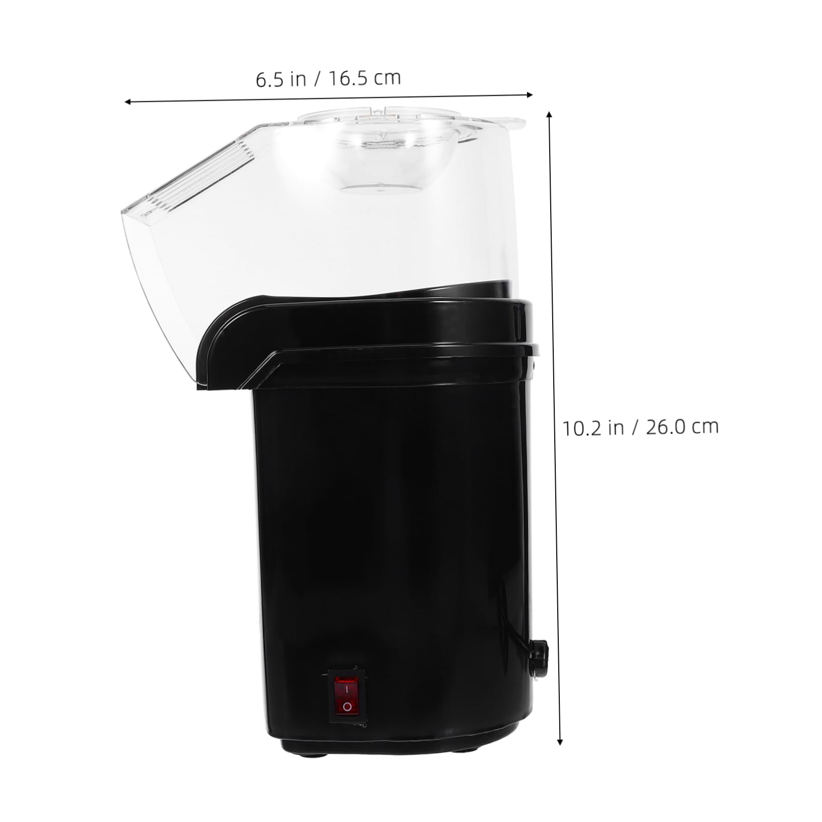 ULTECHNOVO Machine à Popcorn à Air Chaud Automatique Pour Maison Cuisine Avec Tasses Doseuses