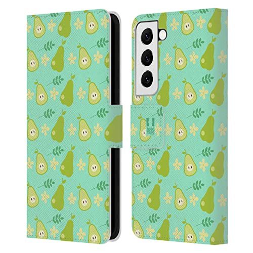 Étui Portefeuille Samsung Galaxy S22 5G Head Case Designs Poires Housse Cuir
