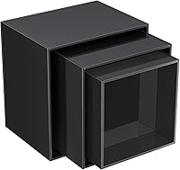 Vista 7 de HIIMIEI Elevadores de buffet, elevadores de alimentos para mesa de bufé, estante de exhibición para catering, postres coleccionables, figuras