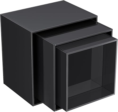 Miniatura 7 de HIIMIEI Elevadores de buffet, elevadores de alimentos para mesa de bufé, estante de exhibición para catering, postres, joyas, figuras, exhibición,