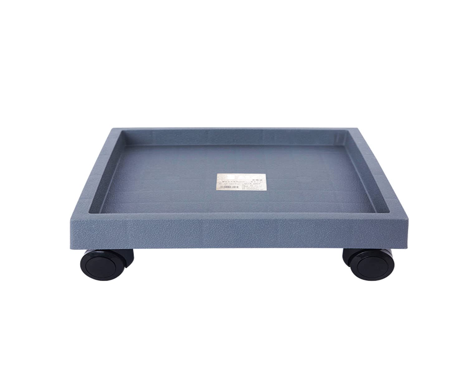 Pot de fleurs carré sur roues 59 cm pour végétaliser la terrasse