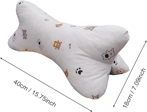 Miniatura 2 de Almohadas de hueso para perro, almohadas especiales para el cuello, soporte para el sueño, almohada de viaje con núcleo de almohada, almohada