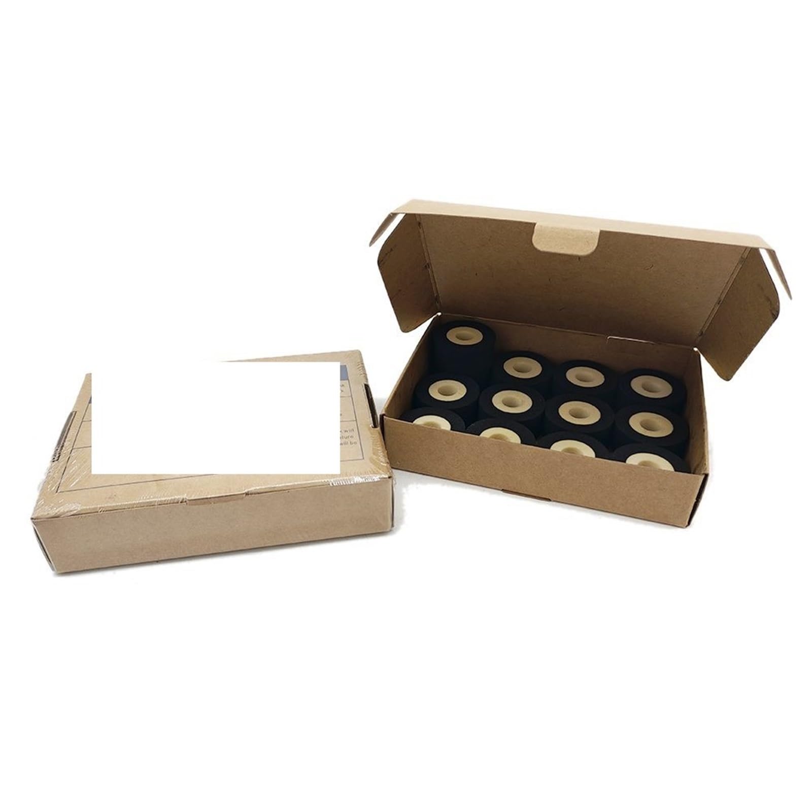 Hurtowa rolka z gorącym tuszem 36 * 32 do maszyny kodującej i uszczelniającej 36 * 16 mm(Wit,40mmx40mm 13pcs)