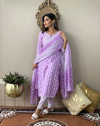 Image of ANNI DESIGNER Women Kurta with Pant & Dupatta