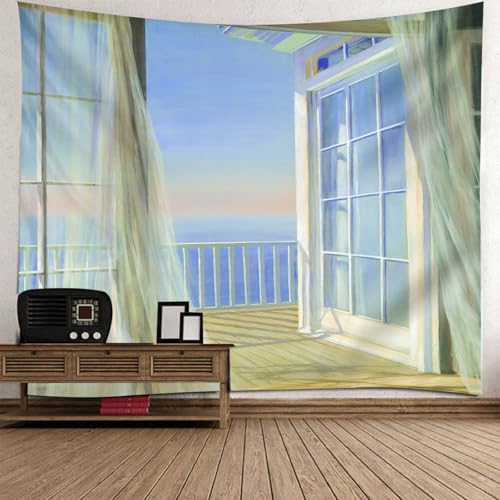Tenture decoration murale chambre pour masquer un mur abime facilement
