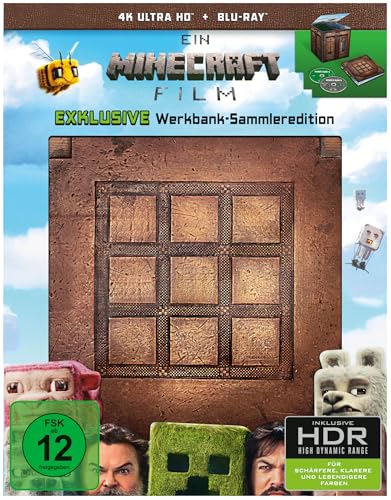 Ein Minecraft Film (Werkbank Collector’s Edition) – 4K Blu-ray (UHD + Blu-ray Disc)