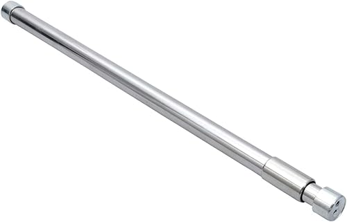 Miniatura 5 de FOMIYES Barra de acero inoxidable para colgar ropa, estante retráctil ajustable para postes, organizador de armario, barra de almacenamiento de