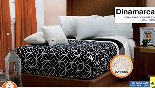 Dinamarca Coral Print, Curtain and Acessories Queen / King