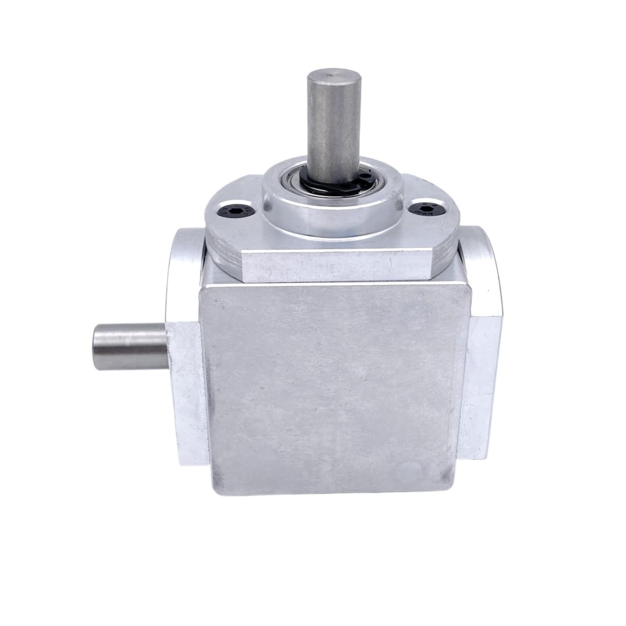Gearbox 90 Degree Cross Commutator 1M 20T Spiral Bevel Gearbox 1 to 1 Transmission Angle Device 6mm Single Output Shaft Steering Direction