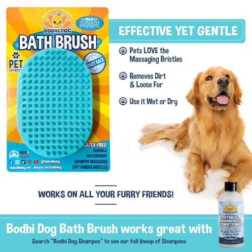image for Bodhi Dog Shampoo Brush - Pet Grooming & Bath Supplies for Dogs and Ca