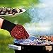 BBQ Gloves, 1472°F Extreme Heat/Fire Resistant Oven Gloves, Non-Slip Silicone Grilling Glove, Kitchen Oven Mitts for Cooking, Grill Potholder, Smoker Baking, Barbecue, Frying, Cutting, Welding, 1 Pair