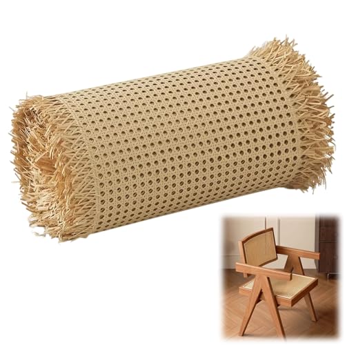 Flewdart ratan rollo mimbre sintetico 40x120cm, rejilla mimbre plastico para muebles tapizar sillas ricolaje armarios Resistente al agua, a los rayos UV y al moho