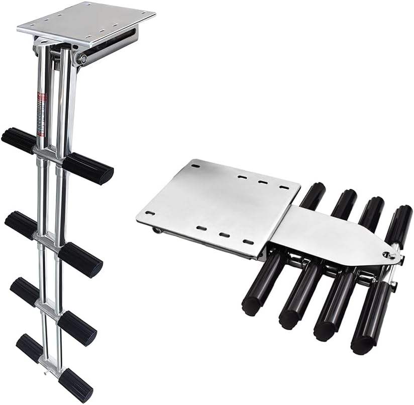 Mojiate 4 Steps Under Platform Slide Dive Ladder Spring