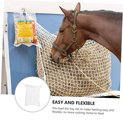 Toddmomy 2 Peças Saco de Palha para Cavalo Saco de Feno sacos de saco alimentação lenta bolsa de ali