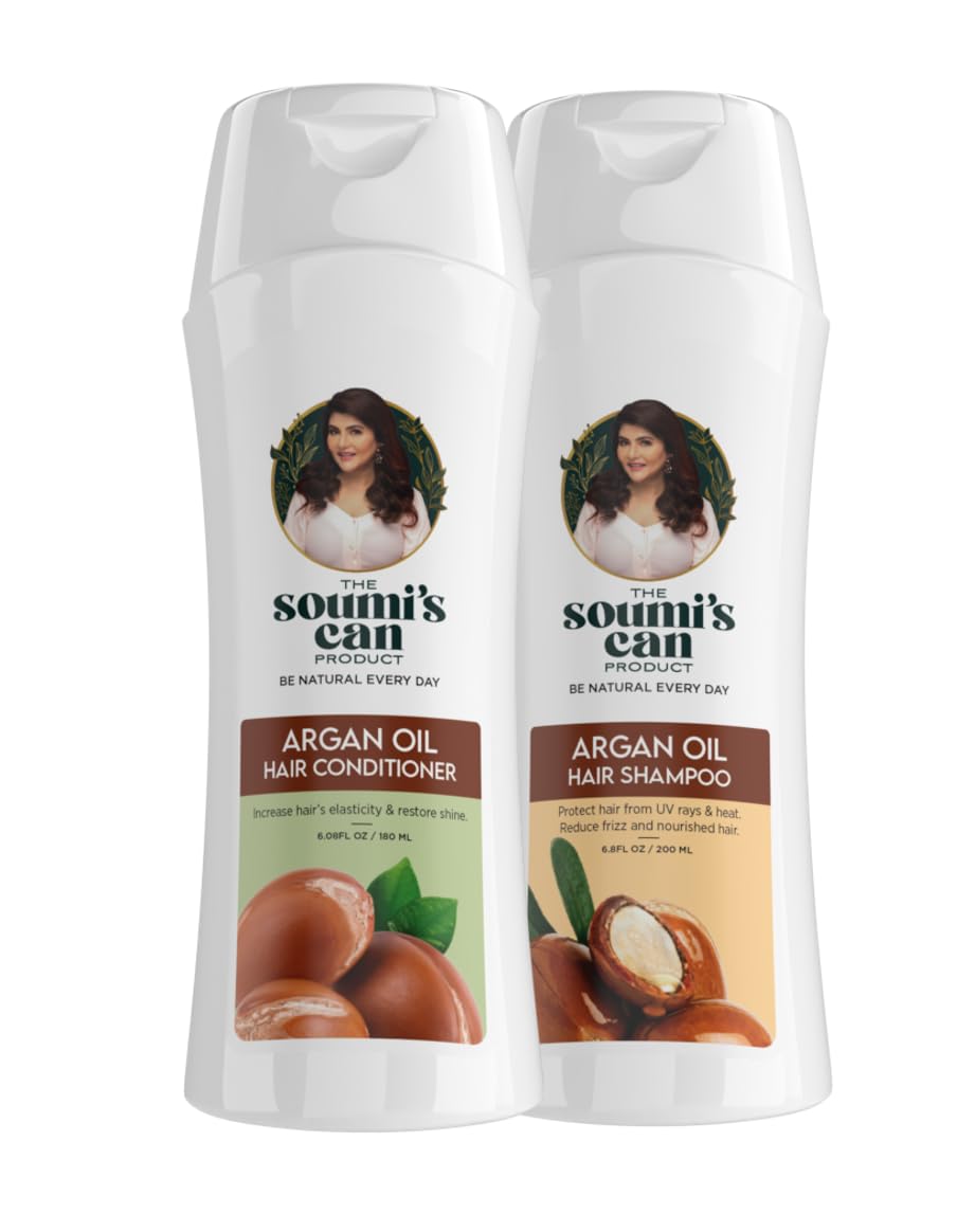 The Soumi's Can Product Argan Oil Hair Shampoo (200ml) & Argan Oil Hair Conditioner (180ml)-image-24