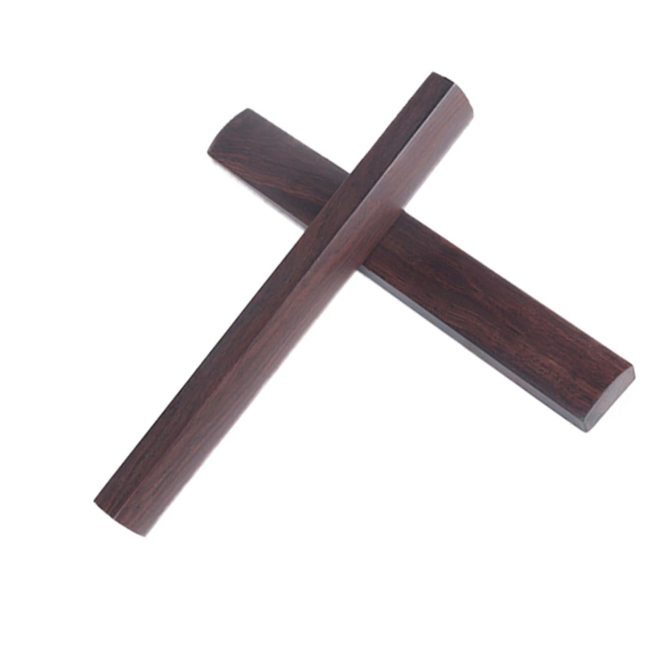 Fermacarte in Legno Massello di Ebano Nero 30cm per Calligrafia Cinese e Scrittura, Accessorio per Ufficio e Studio Elegante e Funzionale