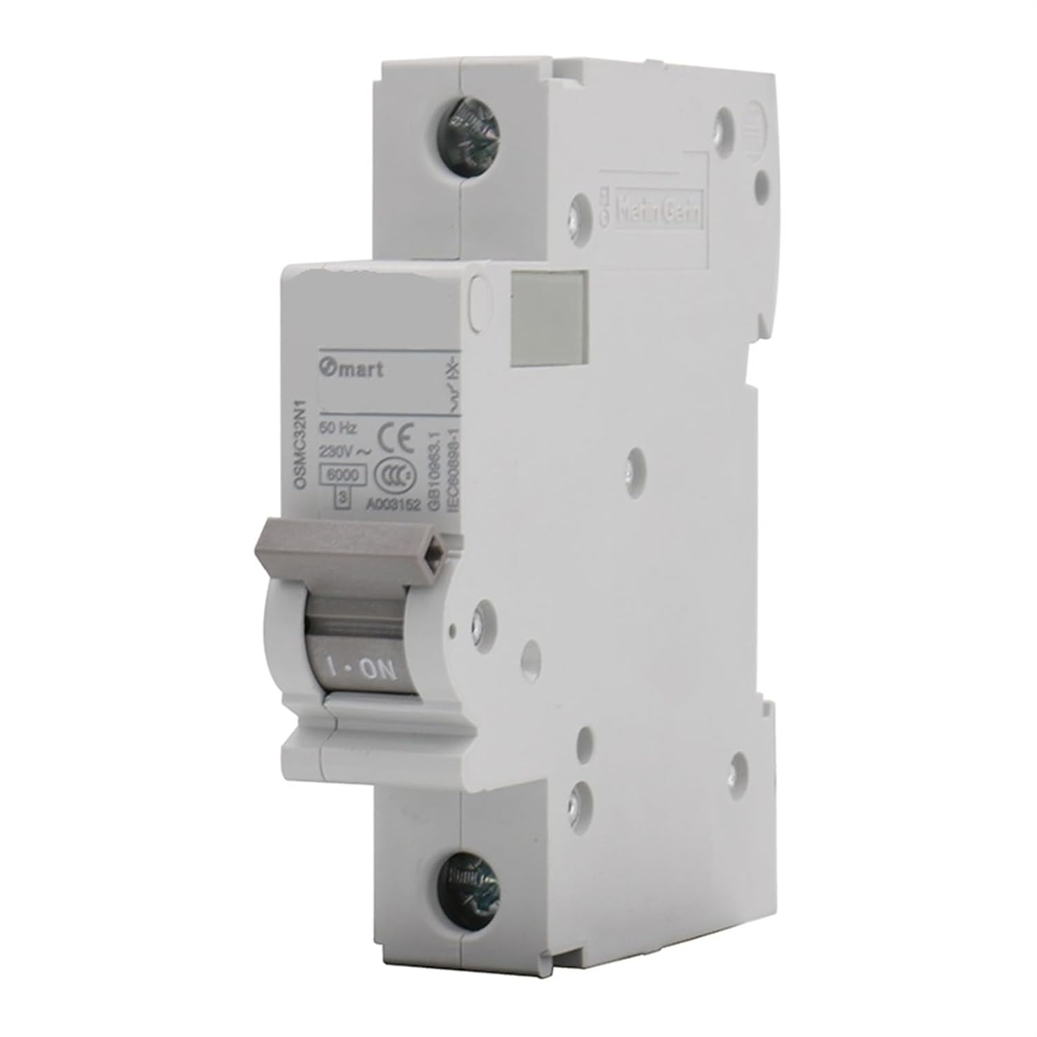 BAWHO OSMC32N Thermal Magnetic Small Circuit Breaker 1P C Curve 16A 230V 50HZ Icn=6kA M5 DIN Rail Mounting 1Pcs(16a)