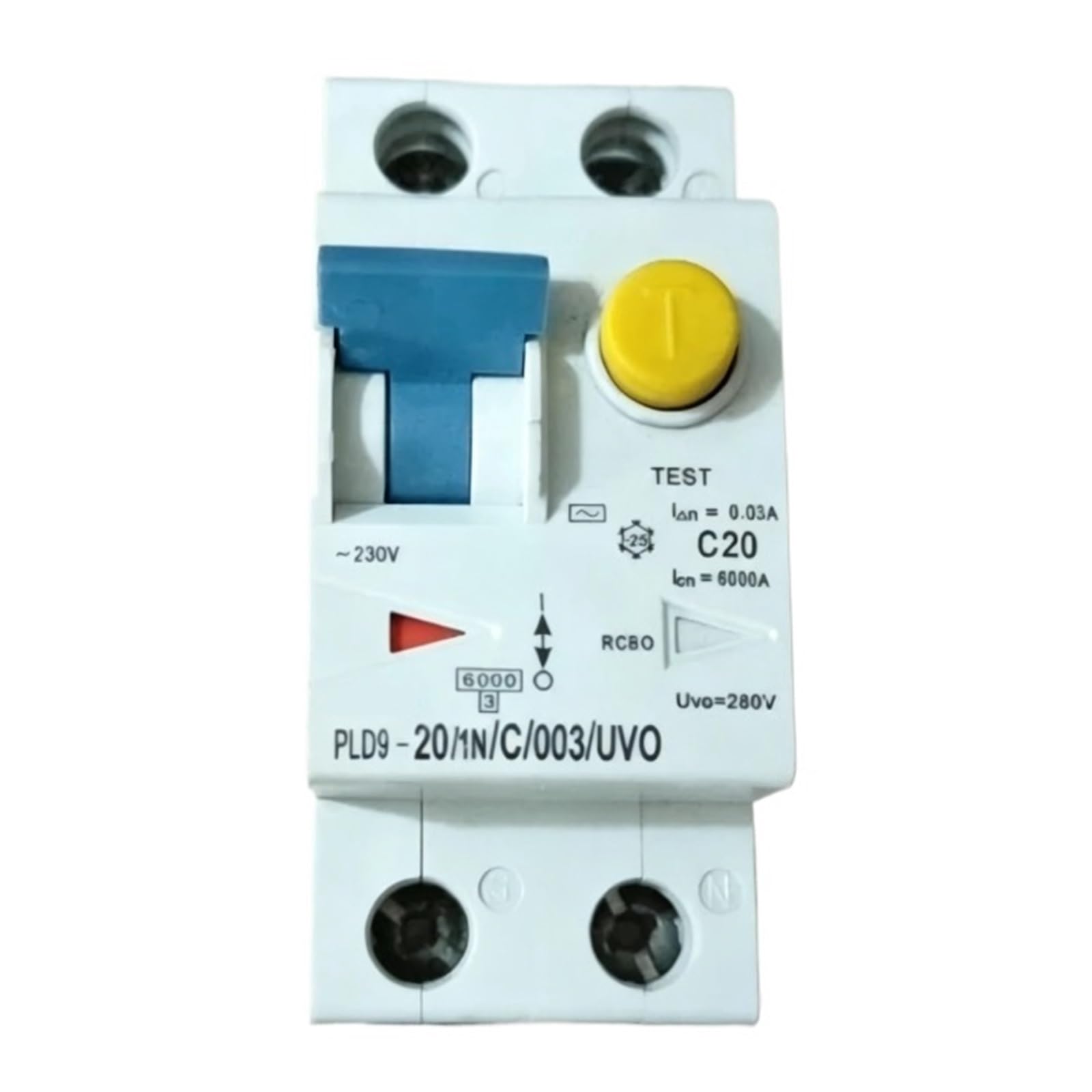 Disjoncteur Miniature PLD9-20/1N/C/003 courbe C compact 1N