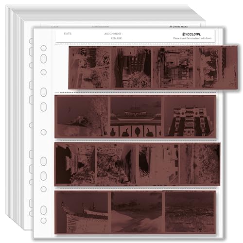 YCCLDIPL 120 Film Negativhüllen, 100 Stück