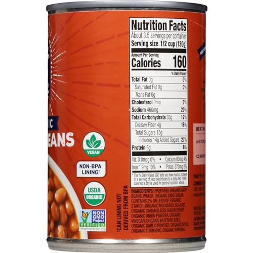 Image of Westbrae Natural Organic Baked Beans, 16 oz, (Pack of 12)