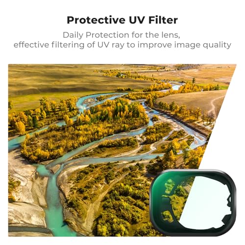 Image of K&F CONCEPT 4 Pack ND UV CPL Filters Kit Compatible with DJI Mini 4 Pro | CPL+UV+ND8+ND16 Light Reduction,Anti-Glare,Anti-reflective, Multi-Coated Optical Glass Filter Drone Camera Accessories- FD031