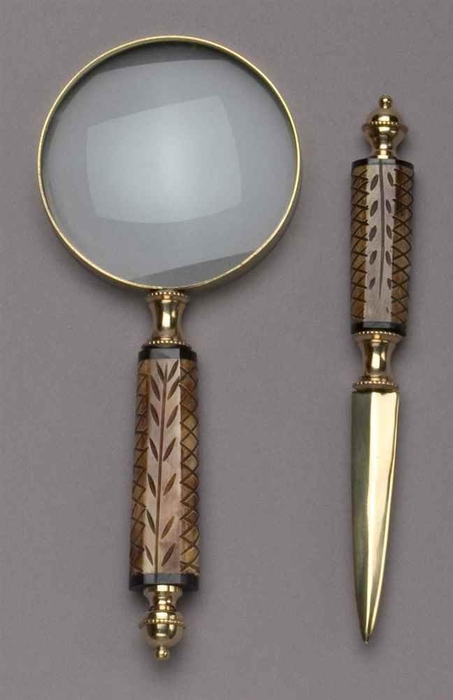 Magnifying Glass & Letter Opener Set