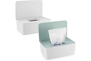 2Pcs Diaper Wipes Dispenser, flushable wipes container