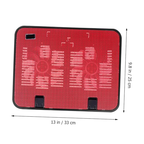Base enfriadora para laptop con doble ventilador silencioso USB miniatura 2