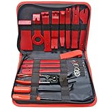 19pcs Auto Trim Removal Kits,Car Panel Removal Tool Car Interior Trim Kit Auto Clip Pliers Fastener Remover Pry Tool Set for Automotive Radio Stereo Dash