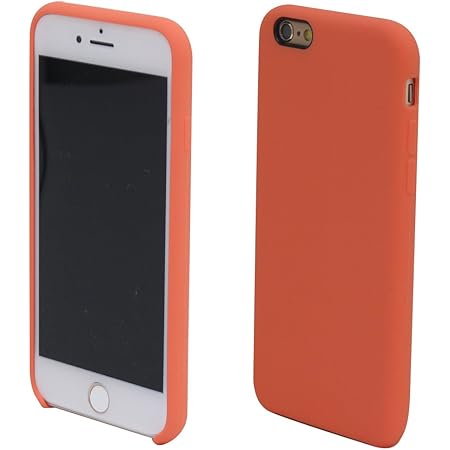 Amazon Iphone6s 6 シリコンケース 全44色 Apple純正用 ロゴなし オレンジ ケース カバー 通販