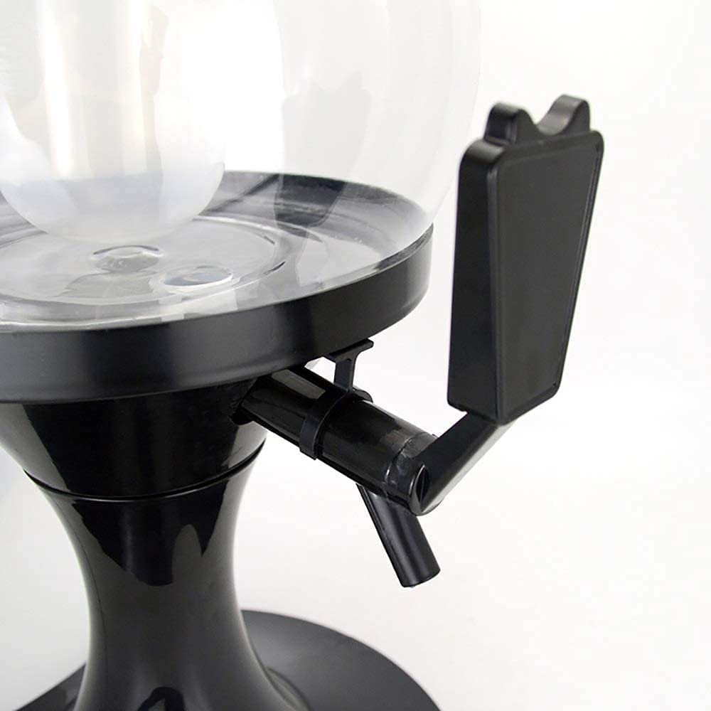 Dispensador de torre de cerveza Dispensador de cerveza 3.5L Dispensador de cerveza esférico Torre de cerveza casera con tubo de hielo Dispensador de bebidas for el hogar