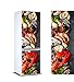 OEDIM Stickers Autocollants Frigo Fruits de mer Mesure 200 x 70 cm | Vinyle Adhésif Résistant et Facile d'appliquer | Étiquette Adhésive Décorative d'une Conception élégante |