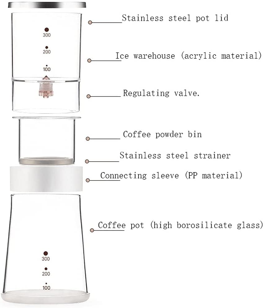 Cafetera de sifón moderna para café frío 350 mL miniatura 5