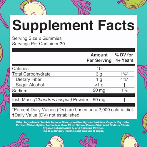 Mary Ruth's Sea Moss Gummies (60 ct, 50 mg) — view 2