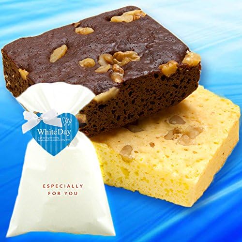 Amazon ホワイトデー限定 チョコスイーツ２個セット チョコブラウニー チョコマーブルケーキ ホワイトデー Whiteday 義理 お返し 人気 ギフト 個包装 常温 手作りチーズケーキの店 エニシダ ケーキ 洋菓子 通販