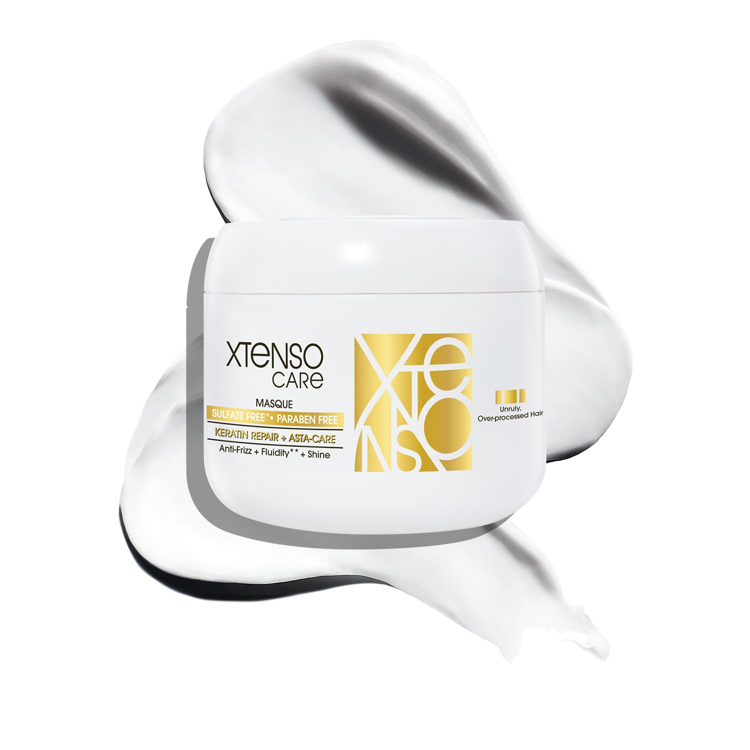 Xtenso Care Sulfate-Free Masque for Frizz-Free, Shiny & Manageable Hair 196Gramss | With Pro Keratin & Asta Care | For Unisex | Unruly, Unmanageable Hair