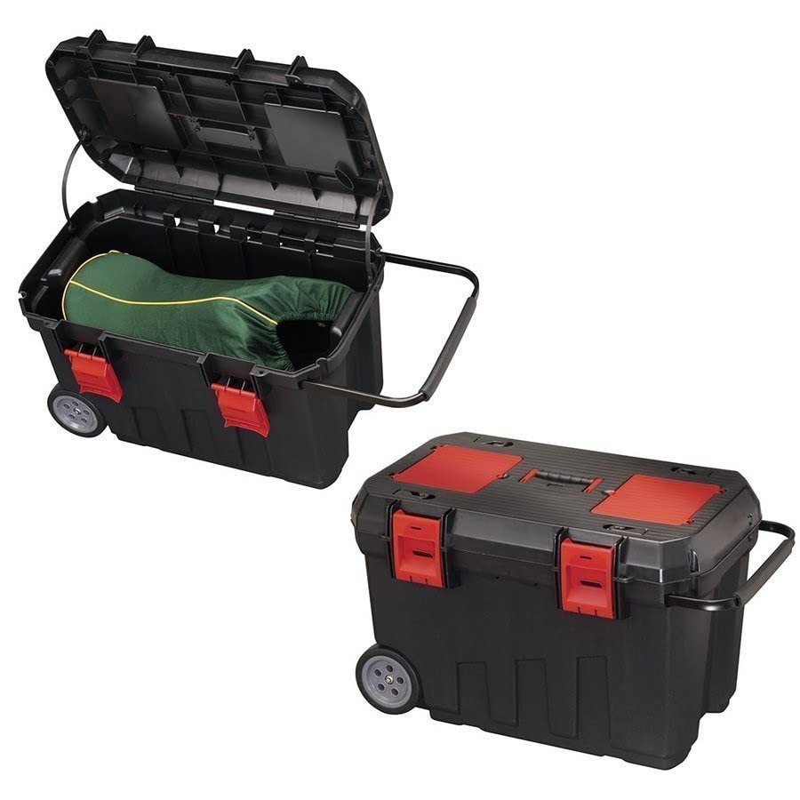 Umbria Equitazione Baule Grande Porta Sella con Ruote