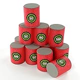 TORMEN Soft Foam Target Cans Target Soft Bullet Targets Dart Foam Toy Gun Shoot Kid Toy Game Gift (12 Pcs)