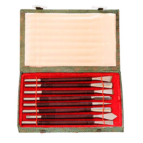 Künstlerbedarf - Set di 8 scalpellini per pietra