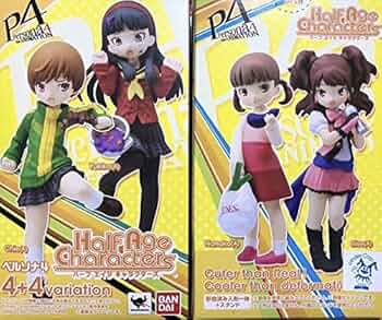 ハーフエイジ　キャラクターズ　ペルソナ4　フィギュア　６個セット ハーフエイジ キャラクターズ ペルソナ4 フィギュア 6個セット