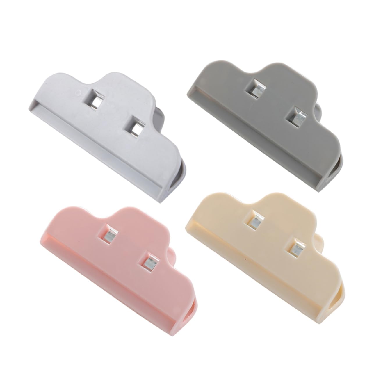 PRETYZOOM 10pcs Food Storage Sealing Clips Portable Plastic Bag Sealing Clamp for Keeping Food Fresh Easy to Use and Store for Kitchen and Pantry Random Color