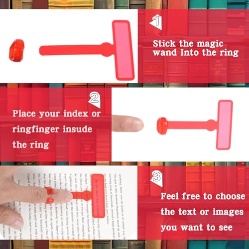 Wanmu 8Pcs Finger Focus Highlighter, Dyslexia Tools for Kids, ADHD Tools for Kids, Guided Reading Strips, Reading Trackers, Finger Pointers, Special Education School Supplies, Classroom Must Haves - Image 5