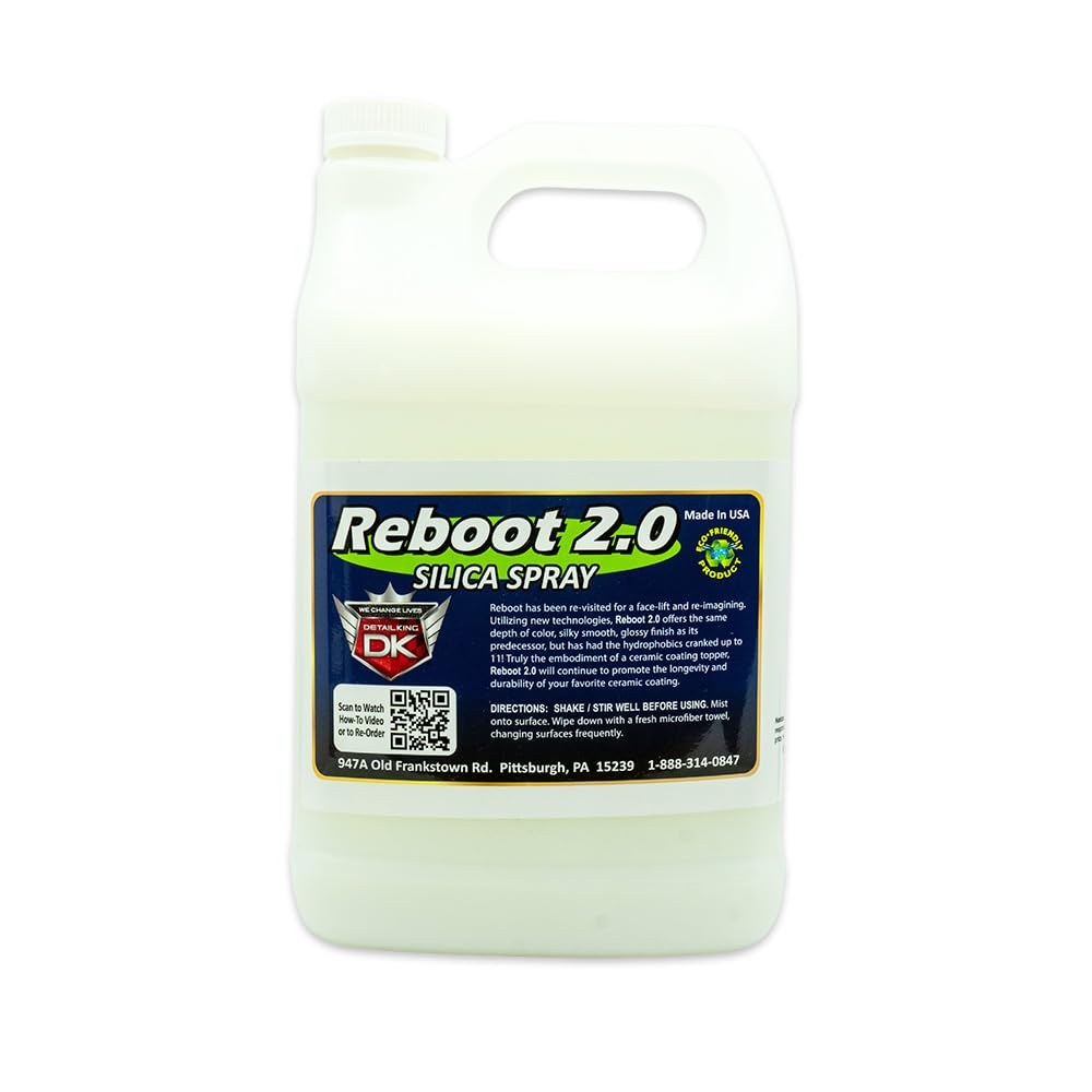 Detail King Reboot 2.0 Silica Hydrophobic Spray - Car Paint Sealant - Gallon