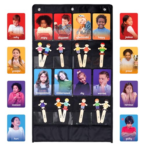 Cartes d'émotion enfants matériel thérapie aba apprentissage