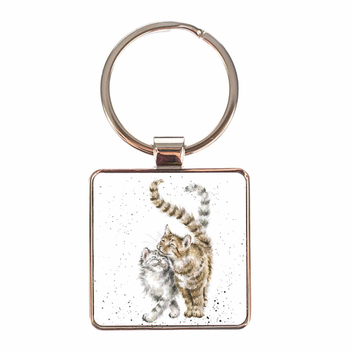 Wrendale Designs Multicolour - 'Feline Good' Keyring