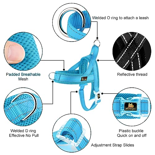 Plutus Pet No Pull Dog Harness with Breathable Mesh Padded, Adjustable Reflective Escape Proof Dog Harness - Image 2