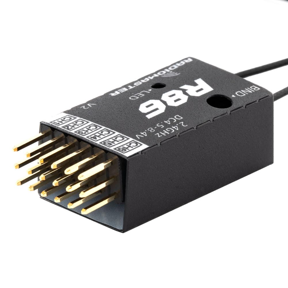 Radiomaster Récepteur PWM compatible R86 V2 6 canaux SFHSS
