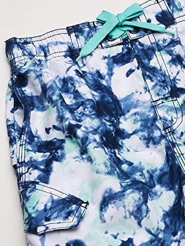 Image of Kanu Surf Boys' Victor Stripe Quick Dry Beach Board Shorts Swim Trunk